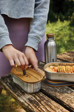 Logo trade promotional merchandise photo of: Black+Blum Stainless Steel Double Bento Box