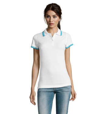Logotrade promotional item picture of: PASADENA women polo 200g