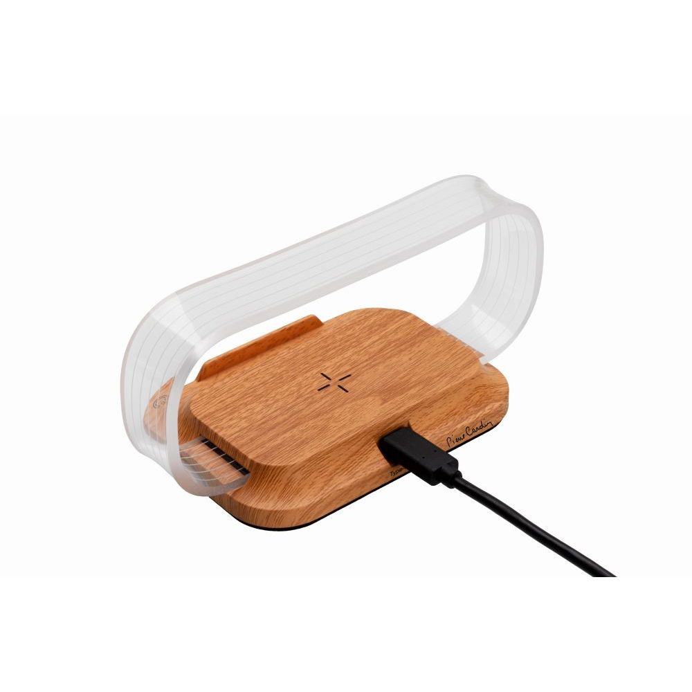 Logo trade promotional giveaways picture of: Phone stand with wireless charger JEROME Pierre Cardin