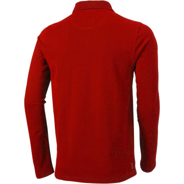 Logo trade advertising products picture of: Oakville long sleeve men's polo