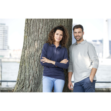 Logo trade advertising products image of: Oakville long sleeve men's polo