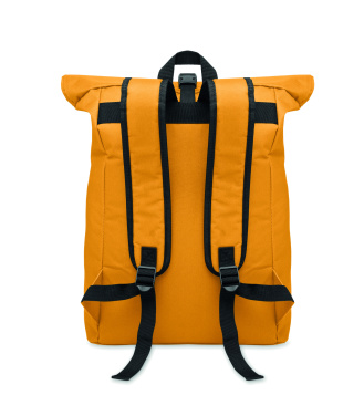 Logo trade advertising product photo of: 600Dpolyester rolltop backpack