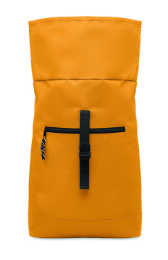 Logo trade promotional products image of: 600Dpolyester rolltop backpack