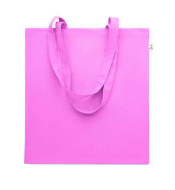 Logo trade corporate gifts image of: Recycled cotton shopping bag