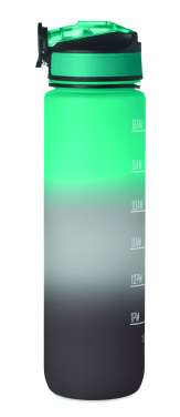 Logo trade promotional merchandise picture of: Sports water bottle RPET 1L