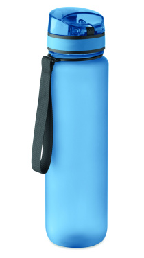 Logo trade promotional giveaways image of: Sports water bottle RPET 1L