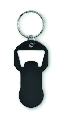 Logo trade promotional giveaway photo of: Recycled aluminium bottle opener k