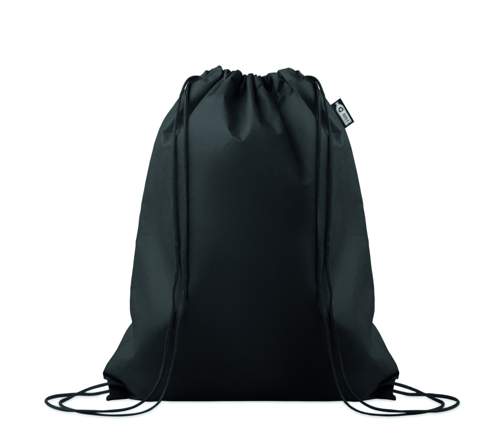 Logotrade promotional product image of: Drawstring bag RPET non-woven