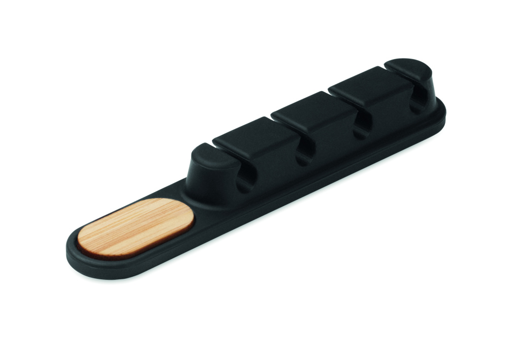 Logo trade promotional merchandise image of: Silicone cable organiser