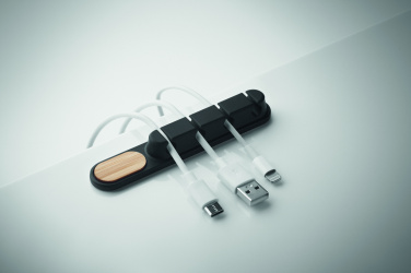 Logo trade promotional merchandise image of: Silicone cable organiser