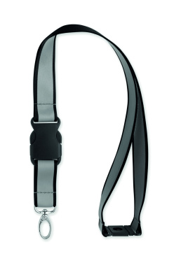Logo trade advertising products picture of: Reflective RPET lanyard
