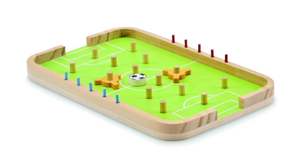 Logo trade promotional product photo of: Wooden soccer game
