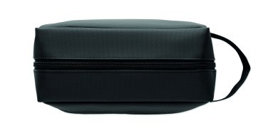 Logo trade promotional merchandise photo of: Toiletry bag in 600D RPET