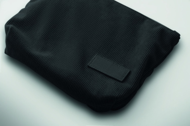 Logo trade promotional gifts image of: Corduroy cosmetic bag
