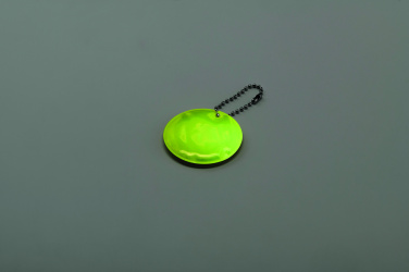Logotrade corporate gift picture of: Round reflective keyring