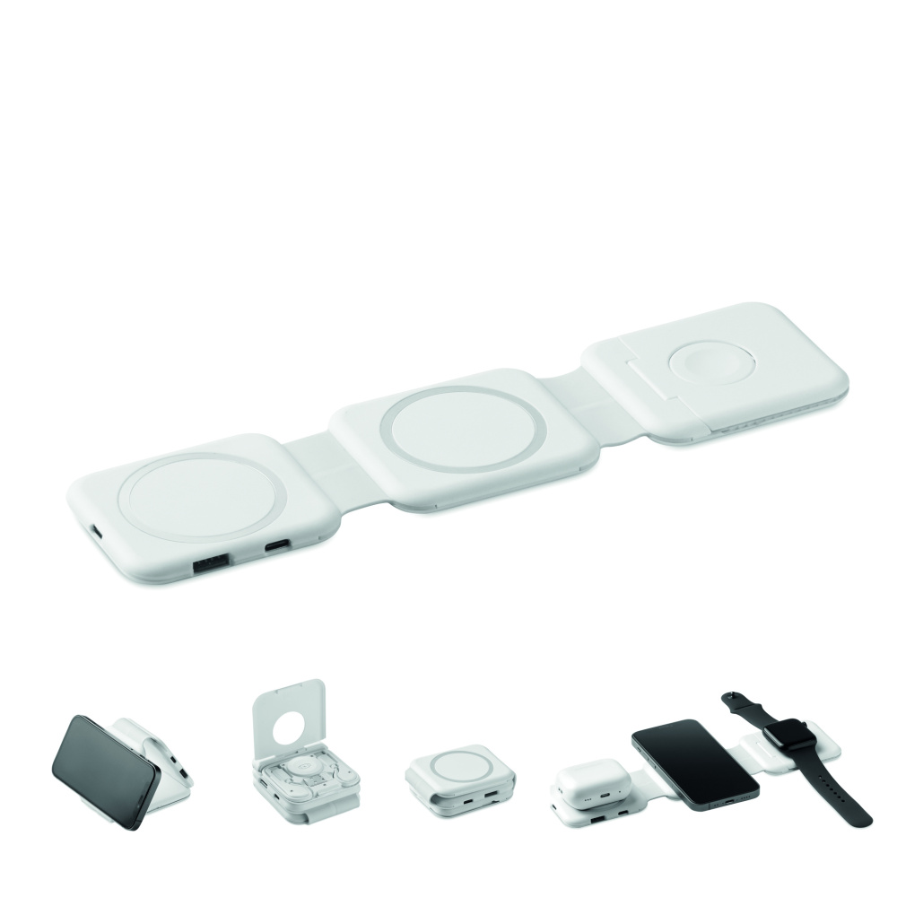 Logo trade corporate gifts image of: Foldable charging station
