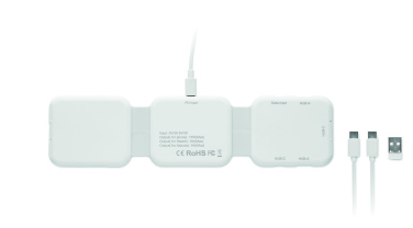 Logo trade promotional gifts image of: Foldable charging station