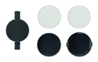 Logo trade advertising products image of: PP two-tier lunch box 950 ml