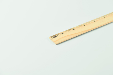Logo trade promotional merchandise photo of: Wooden ruler 20cm