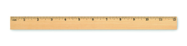 Logotrade promotional giveaway picture of: Wooden ruler 30cm