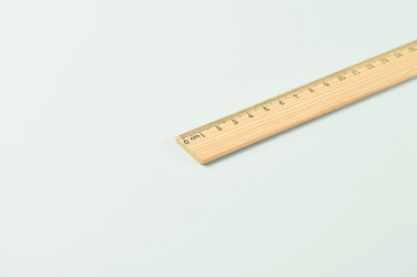Logo trade promotional merchandise photo of: Wooden ruler 30cm