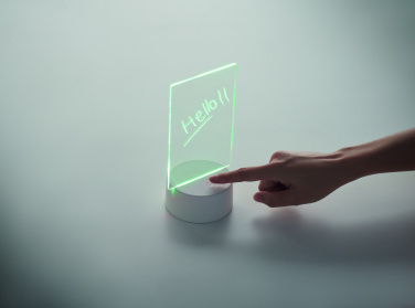Logo trade advertising products image of: Light-up LED memo board