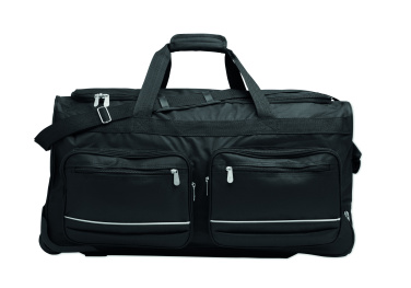 Logo trade promotional item photo of: Duffle bag trolley 600D RPET