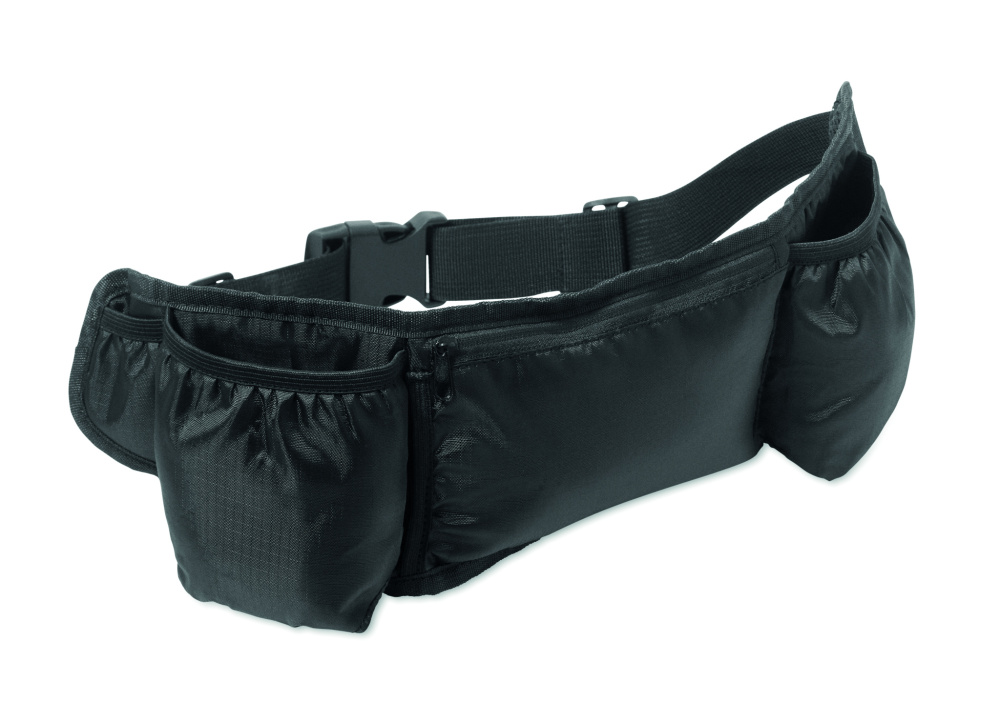 Logo trade promotional item photo of: Sports waist bag 420D RPET