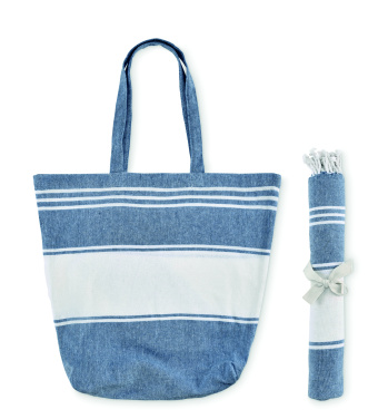 Logotrade corporate gifts photo of: Beach bag with hammam towel