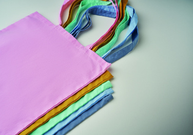 Logo trade promotional giveaways picture of: 140 gr/m² cotton shopping bag