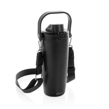 Logotrade promotional gift image of: Avira Ayala RCS re-steel duosip lockable crossbody tumbler