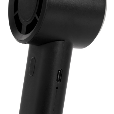 Logotrade promotional giveaway image of: Twist RCS recycled plastic re-chargeable portable fan
