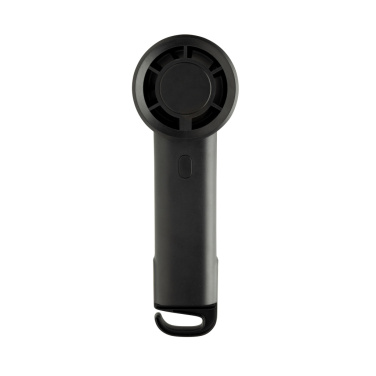 Logo trade promotional items image of: Twist RCS recycled plastic re-chargeable portable fan