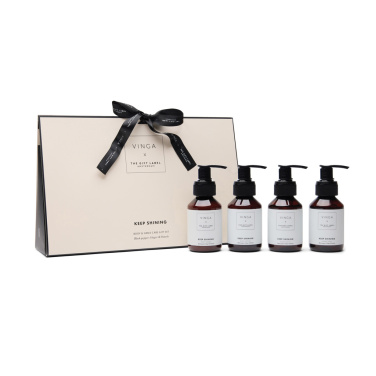 Logo trade promotional product photo of: VINGA x TGL body and hand care gift set