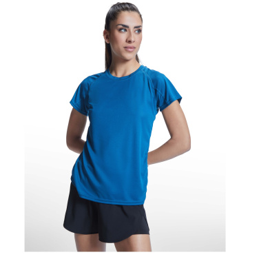 Logo trade promotional gifts picture of: Bahrain short sleeve women's sports t-shirt