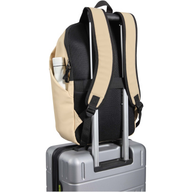 Logo trade business gifts image of: Resi Plus 15" GRS recycled anti-theft backpack 18L