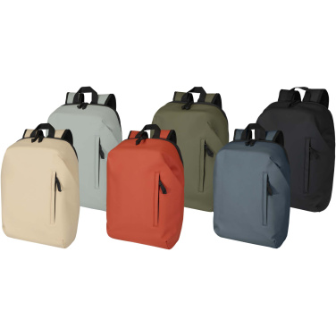 Logotrade promotional giveaway image of: Resi Plus 15" GRS recycled anti-theft backpack 18L