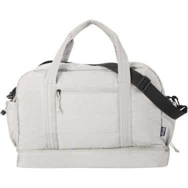 Logotrade advertising product picture of: Puffer GRS recycled duffel bag with insulated bottom 30L 