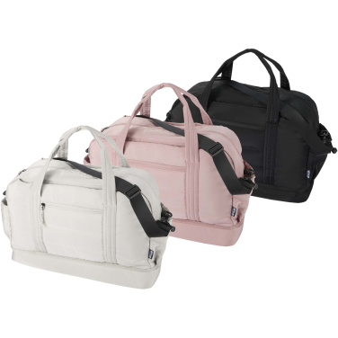Logotrade promotional merchandise photo of: Puffer GRS recycled duffel bag with insulated bottom 30L 