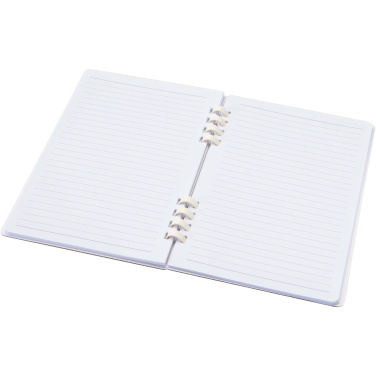 Logo trade promotional gifts image of: Fil A5 hard cover RCS recycled spiral notebook