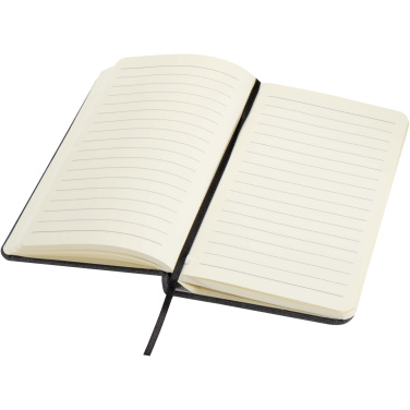 Logo trade corporate gifts image of: Kern A6 hard cover notebook and MagSafe wallet gift set