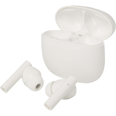 Logotrade promotional giveaway picture of: Alterf recycled plastic True Wireless Bluetooth® headset with silicone eartips