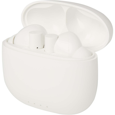 Logo trade advertising products picture of: Alterf recycled plastic True Wireless Bluetooth® headset with silicone eartips