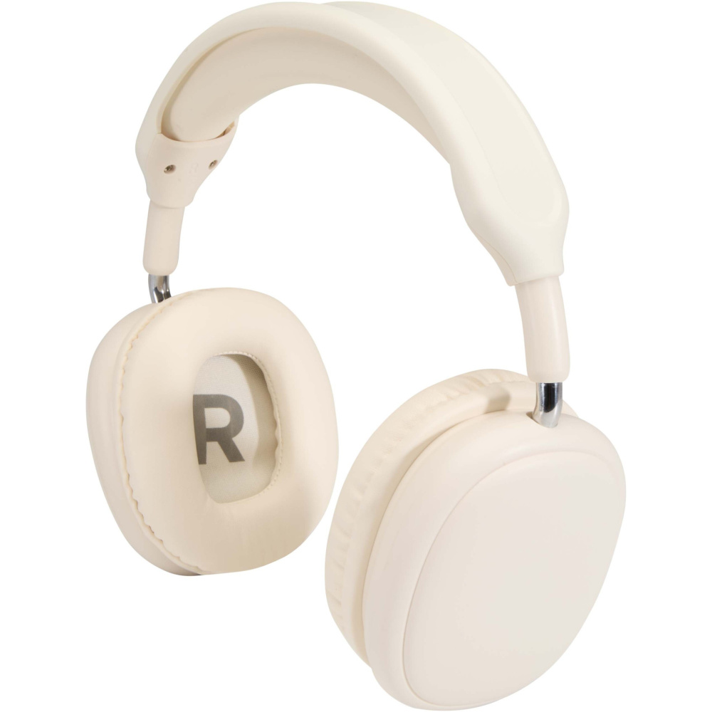 Logo trade corporate gifts image of: Alzir recycled plastic over-ear wireless Bluetooth® headset
