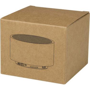 Logo trade advertising product photo of: Ankaa 3W recycled aluminium wireless Bluetooth® speaker