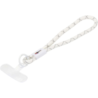 Logo trade promotional merchandise image of: Arich recycled plastic smartphone wristband