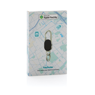 Logo trade promotional products image of: Keyfinder Dual keychain with worldwide locating