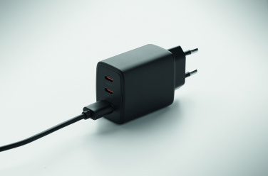 Logotrade advertising product image of: EU 2-pole wall adapter/charger