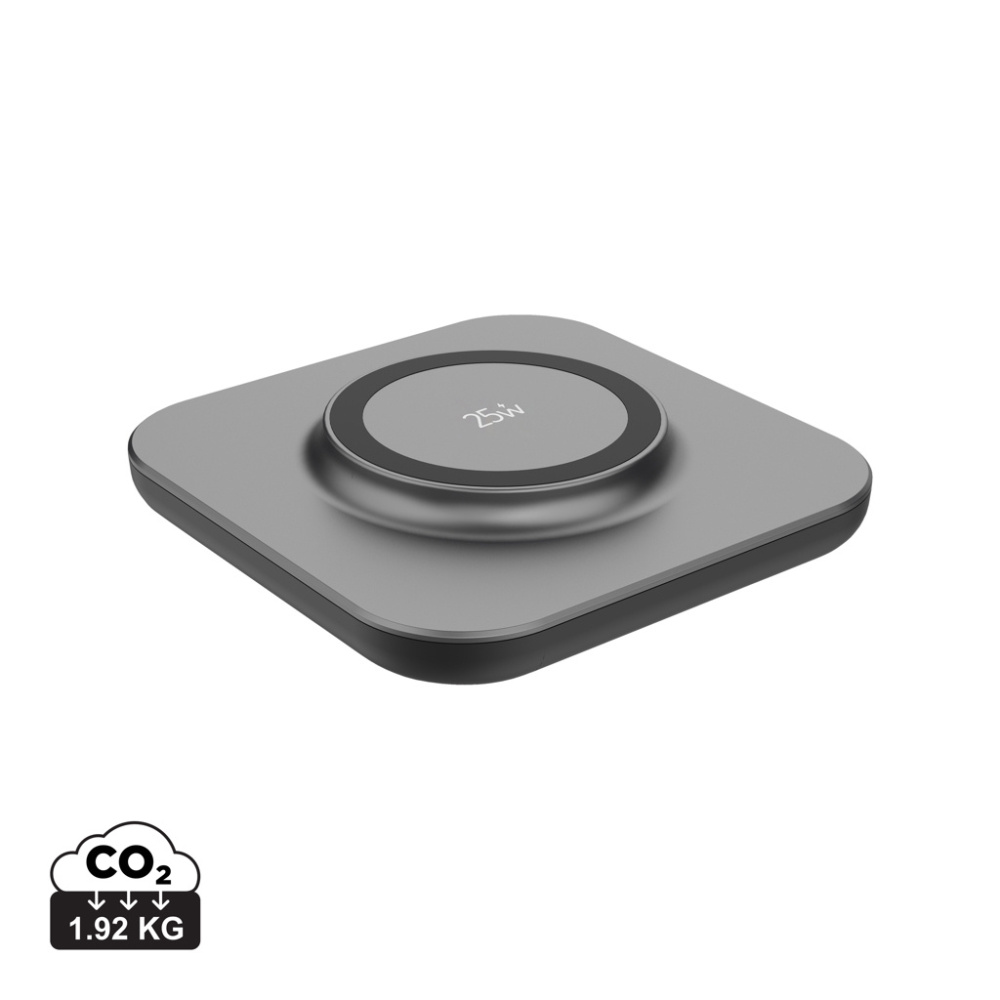 Logo trade promotional items picture of: Quantum ultra-fast 25W magnetic wireless charging pad
