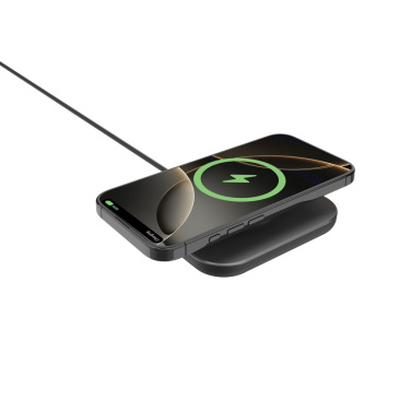 Logo trade promotional giveaways image of: Quantum ultra-fast 25W magnetic wireless charging pad